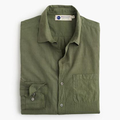 J.Crew Industry of All Nations&trade; madras shirt in green