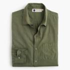 J.Crew Industry of All Nations&trade; madras shirt in green