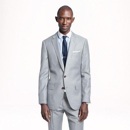 J.Crew Ludlow suit jacket in pinstripe Italian wool