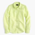 J.Crew Perfect shirt in cotton-linen crosshatch