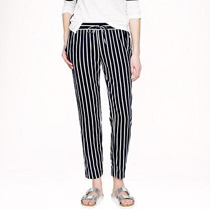 J.Crew Beach pant in stripe