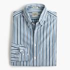 J.Crew Secret Wash shirt in light blue stripe