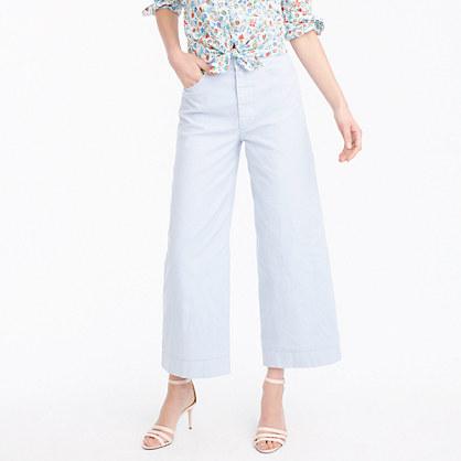 J.Crew Cotton canvas high-waisted pant