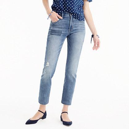 J.Crew Vintage crop jean with patchwork