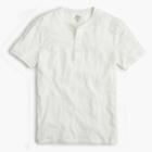 J.Crew Garment-dyed slub cotton short-sleeve henley