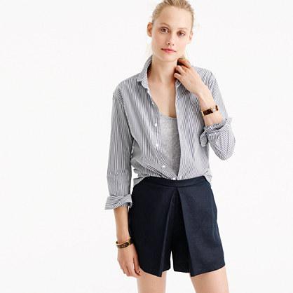 J.Crew Polished linen skirty short