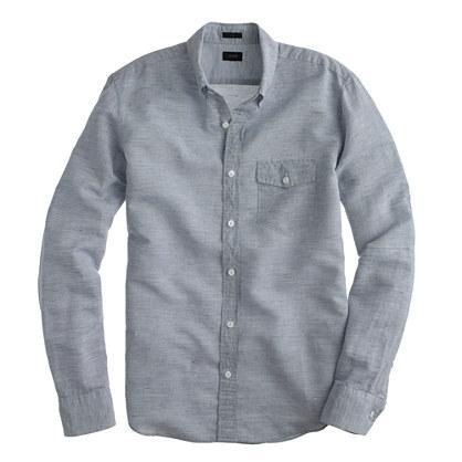 J.Crew Slim cotton-linen shirt