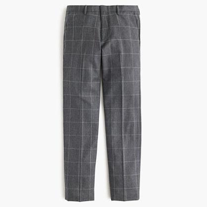J.Crew Ludlow pant in windowpane Italian wool flannel
