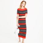 J.Crew Collection striped sweater-dress