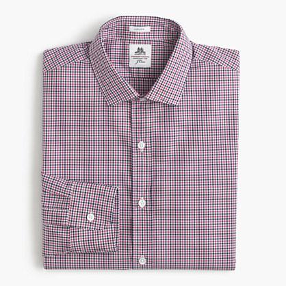 J.Crew Thomas Mason® for J.Crew Ludlow shirt in grape tattersall