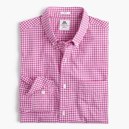 J.Crew Slim washed Thomas Mason® for J.Crew shirt in small gingham