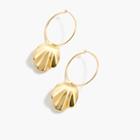 J.Crew Half shell earrings