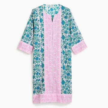 J.Crew SZ Blockprints for J.Crew long Kurta tunic