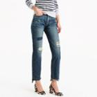 J.Crew Point Sur shoreditch straight jean with stepped hem