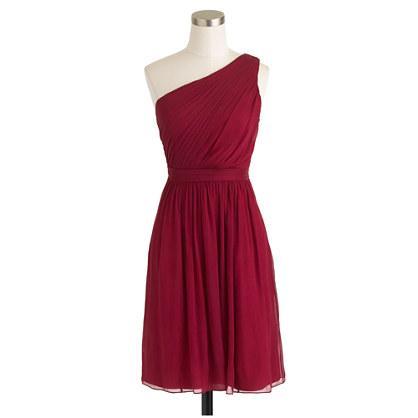 J.Crew Tall Kylie dress in silk chiffon