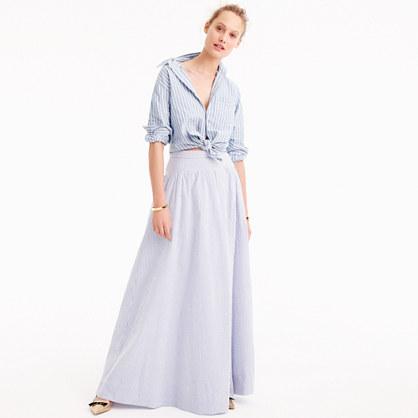 J.Crew Seersucker ball skirt