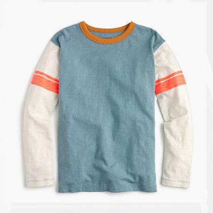 J.Crew Boys' striped long-sleeve ringer T-shirt
