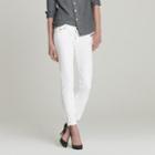 J.Crew Matchstick jean in white denim