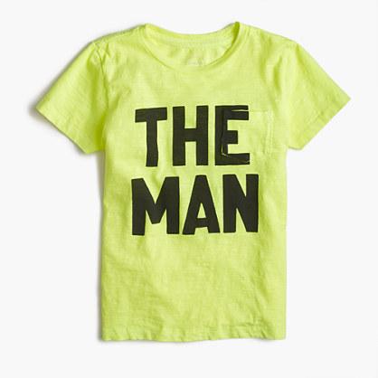 J.Crew Boys' garment-dyed The Man T-shirt