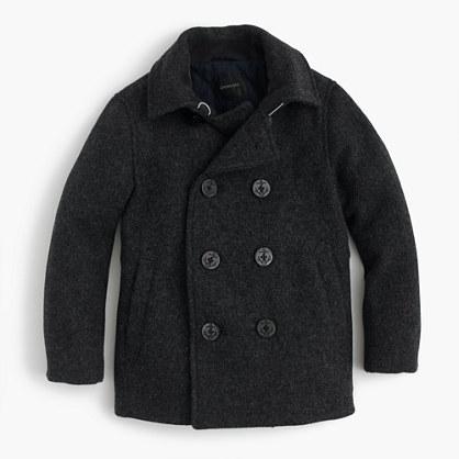 J.Crew Boys' wool peacoat with Thinsulate&reg;