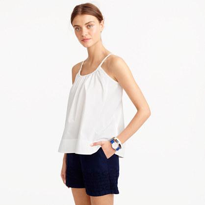 J.Crew Embroidered swing cami