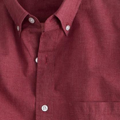 J.Crew Secret Wash heather poplin shirt