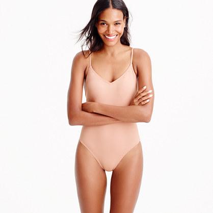 J.Crew Long-torso ballet one-piece swimsuit in Italian matte