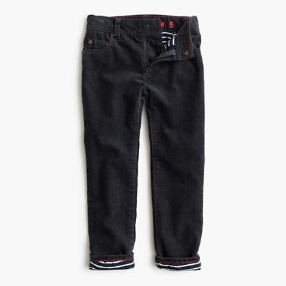 J.Crew Boys' jersey-lined cozy cord