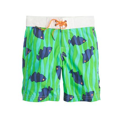 J.Crew Boys' board short in fish print