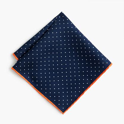 J.Crew Silk-cotton pocket square in bandana print