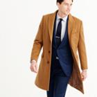 J.Crew Ludlow peak-lapel topcoat in wool-cashmere with Thinsulate&reg;