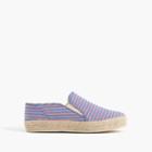 J.Crew Kids' canvas espadrille slip-ons in stripes