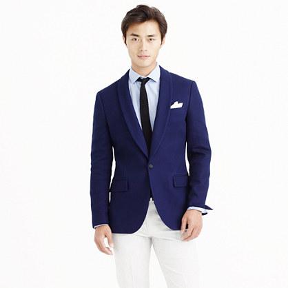 J.Crew Ludlow shawl-collar dinner jacket in fiore cotton