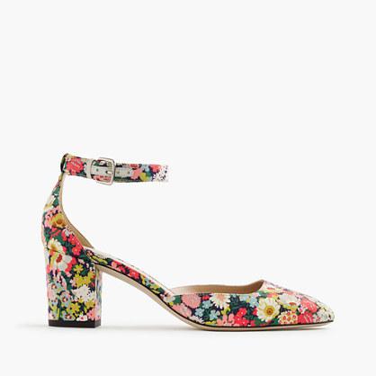 J.Crew Elliot heels in Liberty&reg; Thorpe floral