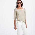 J.Crew Linen cool-dye boatneck T-shirt