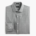 J.Crew Ludlow shirt in light grey pinstripe