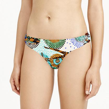 J.Crew Abstract giraffe floating-ring bikini bottom