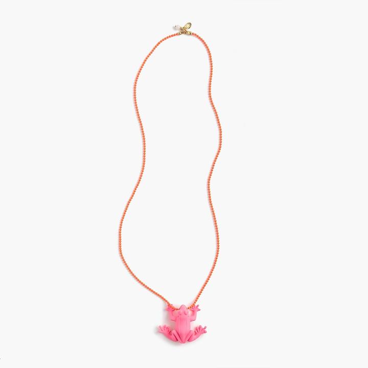 J.Crew Girls' animal pendant necklace