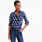 J.Crew Tall perfect shirt in fern-printed Indian cotton