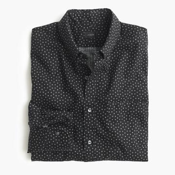 J.Crew Secret Wash shirt in star print