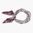 J.Crew Large Italian silk square scarf in floral paisley print