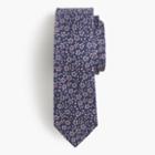 J.Crew Italian silk tie in floral jacquard