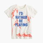 J.Crew Boys' I'd rather be playing T-shirt