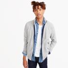 J.Crew Track jacket in piqu&eacute; fleece