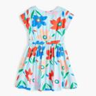 J.Crew Girls' bow-back dress in floral