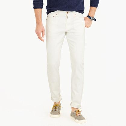 J.Crew 484 slim stretch jean in white