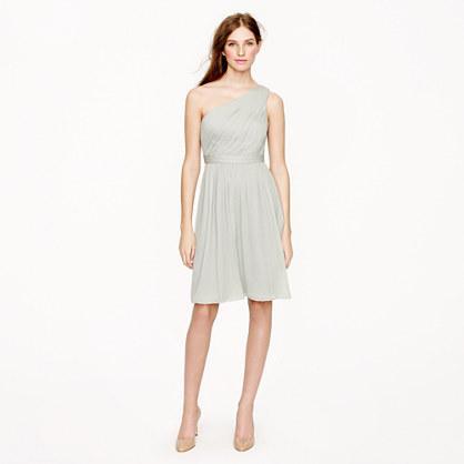 J.Crew Petite Kylie dress in silk chiffon