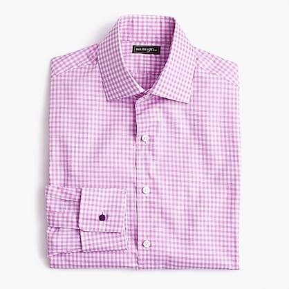 J.Crew Paul Feig&trade; for J.Crew Thomas Mason&reg; Ludlow Slim-fit shirt in pink gingham
