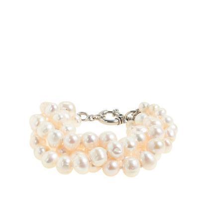 J.Crew Freshwater pearl hammock bracelet