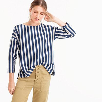J.Crew Vertical stripe T-shirt